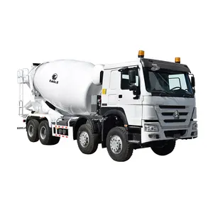 Sinotruck howo 8x4 12 متر مكعب شاحنة خلط الخرسانة خلاط شاحنة الإسمنت