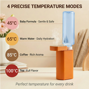 Distributeur d'eau chaude instantanée portable, chauffe rapide en 3 secondes, mini bouilloire électrique pour les voyages, le bureau, la maison, la préparation de lait pour bébé - Product Image 3