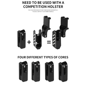 Sivi <span class=keywords><strong>1911</strong></span> ipsc CNC nhôm đua chủ bao da & chèn khối cho chiến thuật săn bắn phụ kiện - Product Image 4