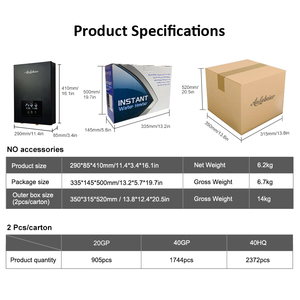 <span class=keywords><strong>Chauffe</strong></span>-<span class=keywords><strong>eau</strong></span> instantané électrique pour douche, applications multiples, température constante pour 2 <span class=keywords><strong>personnes</strong></span> - Product Image 6