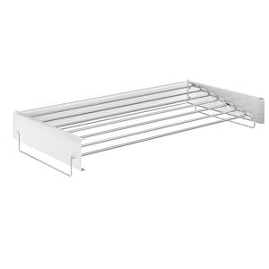 Séchoir à <span class=keywords><strong>linge</strong></span> mural réglable en acier inoxydable, support de salle de bain pour serviettes, étendoir pliable pour intérieur et extérieur - Product Image 6