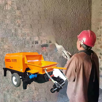 Offre Spéciale Robot Gypse Diesel Automatique pour Machine à Projeter l'Enduit, le Mortier et les Revêtements Muraux