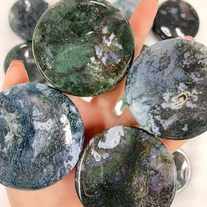 Cuenco de Ágata Musgosa de Alta Calidad al por Mayor, Estilo Bohemio, Tendencia de Moda para Decoraciones Únicas del Hogar, Regalos Festivos, Piedra - Product Image 2