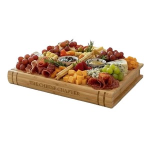 Planche à fromage en bois avec compartiments, planche à découper carrée pour utilisation dans un tiroir de rangement de cuisine - Product Image 5