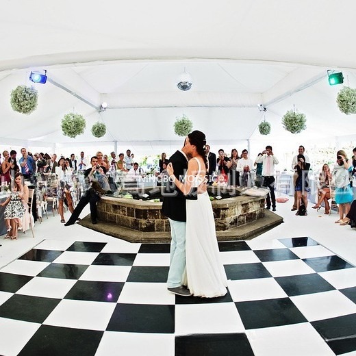 White Wedding Reception Wedding Dance Floor Hire High Gloss White