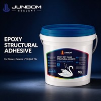 Adhésif pour marbre beige de qualité supérieure JUNBOM, durcissement rapide avec durcisseur pour l'assemblage de carreaux vitrifiés, directement de l'usine avec emballage personnalisé