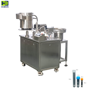 Écouvillon moyen sous vide Tube à essai de prélèvement sanguin pesant la poudre petits flacons Pet Ca flacon liquide et capsulage scellage Machine de remplissage - Product Image 1