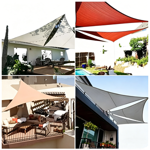 DaringFish Voile d'ombrage rectangulaire légère en HDPE, imperméable, anti-UV, tissée et imprimée 5mm, <span class=keywords><strong>pour</strong></span> <span class=keywords><strong>extérieur</strong></span> et pergola de jardin - Product Image 6