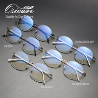Gafas Ópticas de Lujo Personalizadas Premium para Hombre, Clásicas, Sin Tornillos, de Marca, para Miopía, Monturas de Gafas