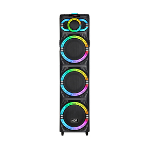 <span class=keywords><strong>Altavoz</strong></span> NDR-3270 de Alta Potencia (100W) <span class=keywords><strong>con</strong></span> Triple Woofer de 12 Pulgadas, Iluminación LED RGB Inalámbrica y Micrófono para Karaoke y Fiestas - Product Image 3