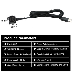 Fotocamera Esterna 4K 8MP con Autofocus, Tipo-C, Angolo Ampio 120 Gradi, OTG Audio, Micro USB per Telefoni Android - Product Image 5
