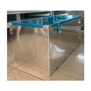 切断曲げ溶接およびパンチングを含む専門メーカーのカスタム6000シリーズアルミニウムツールボックスのカスタム処理 - Product Image 1