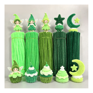 วัสดุศิลปะเพื่อการศึกษา DIY กำมะหยี่ขนาด 8 มม. สำหรับงานสร้างสรรค์และงานตกแต่งด้วยท่อเหล็กหลากสีสัน - Product Image 3