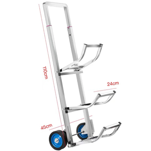 Carretilla <span class=keywords><strong>de</strong></span> <span class=keywords><strong>Mano</strong></span> <span class=keywords><strong>Plegable</strong></span> <span class=keywords><strong>de</strong></span> Acero para Botellas <span class=keywords><strong>de</strong></span> Agua, Carretilla <span class=keywords><strong>de</strong></span> <span class=keywords><strong>Mano</strong></span> para Transporte <span class=keywords><strong>de</strong></span> Materiales Logísticos - Product Image 1