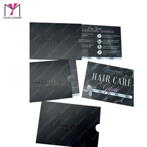 Juego de Tarjetas de Felicitación de la Colección de Diseñador MUYANG con Papel Recubierto, Color Personalizado, Impresión Digital, Acabado con Estampado en Caliente/Grabado - Product Image 2