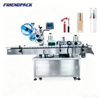 Machine d'étiquetage automatique UPK pour flacons, tubes de détection chimique, rouges à lèvres, fonds de teint liquides et bouteilles