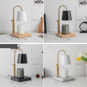 Kim loại nến ấm hơn đèn với bộ đếm thời gian điện nến nóng chảy đèn hiện đại sáp ấm hơn đèn cắm trong điều chỉnh nến ấm hơn - Product Image 2