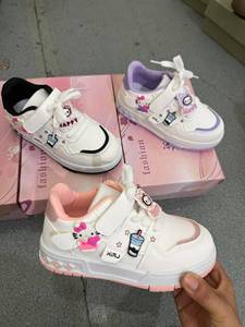 Sepatu Sneakers PU Mesh Anak Ringan Bernapas, Sepatu Olahraga Kasual Anak Sol Tebal Anti Selip untuk Anak Perempuan dan Laki-laki Langsung dari Pabrik - Product Image 5
