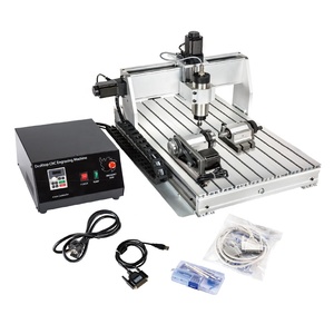 Fresadora de 4 Ejes ER11 de 300W, 290*380*60, 1100 RPM, Mini Fresadora para Madera - Product Image 2
