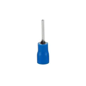 PTV Series Blue2-10 PVC Ferrules Tinned Copper Insulated PTV Pin Terminals Electric Wire Connector Lugs