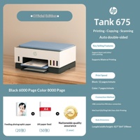 Printer Inkjet Warna ForHP Tank675 Otomatis Duplex 672/725/755 Overprint Scan Ponsel Nirkabel
