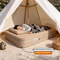 Matelas de camping auto-gonflant, lit d'air gonflable automatique, tapis de couchage portable imperméable pour tente de camping et voyages en plein air