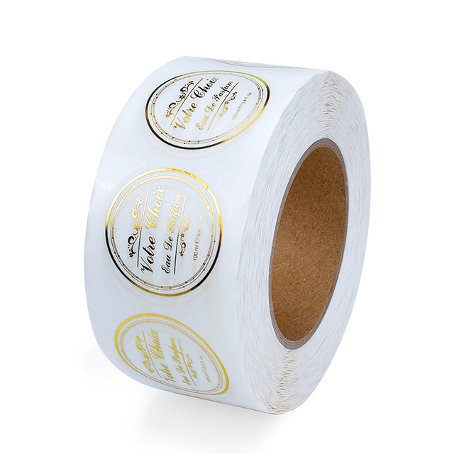 Custom Vehicle Adhesive Sticker Vinyl Roll Durable PVC Synthetic Paper Waterproof Printed Label Sun-Resist Packaging Labels