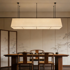 Rectangular Pendant <b>Light</b> E27 Led Anti Glare For <b>Dining</b> Room Cafe Restaurant Counter - Product Image 4