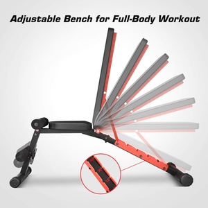 VIGFIT Foldable <strong>Weight</strong> <strong>Bench</strong> Multi Function Folding Fitness Adjustable Dumbbell Press for Home Gym <strong>Weight</strong> <strong>Lifting</strong> <strong>Weight</strong> <strong>Bench</strong> Press - Product Image 6