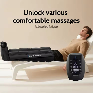 Masseur de jambes à compression d'air rechargeable à 8 chambres avec contrôle de la minuterie pour la récupération musculaire des athlètes et des personnes qui restent longtemps debout – Haute qualité - Product Image 3