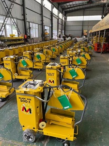 Machine à découper le béton à moteur à essence 13HP, scie à béton, <span class=keywords><strong>coupe</strong></span>-route 400-500mm, fournie par l'usine - Product Image 6