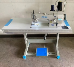 Machine à coudre industrielle informatisée à lit plat robuste JK-0303D 110V pour la coupe de fils métalliques, idéale pour les ateliers de confection - Product Image 3