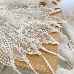 Hermosa cinta de encaje de poliéster para embalaje, decoración de repostería, ramos de flores, rollos de cinta, bordados para vestidos y ropa, y para repostería y bordado. - Product Image 4