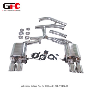Tubo de Escape Valvetronic Catback para Audi A6L 2.0T AWD GFC 2024, Silenciador para Sonido de Auto Deportivo - Product Image 6