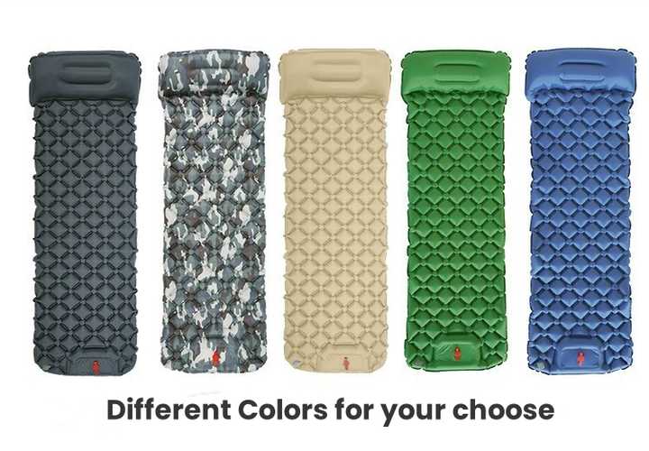 Backpake Deflatable Lightweight Camping Mattress - Portable & Self Inflatable