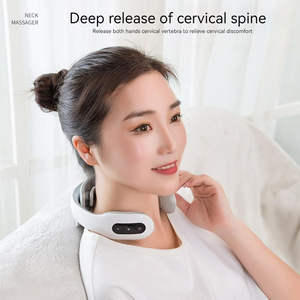 Masajeador Cervical en Forma de <span class=keywords><strong>U</strong></span> con Pulso TENS de Baja Frecuencia y Calor de 6 Modos para Alivio de Fatiga Cervical y Circulación Sanguínea en Cuello y Hombros - Product Image 2