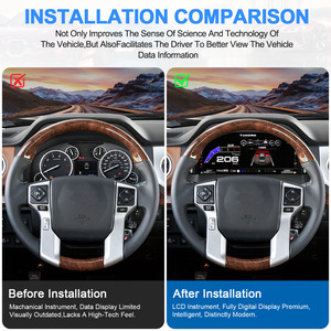 ผลิตภัณฑ์ใหม่ของ Navihua สำหรับ Toyota Tundra ปี 2014-2022 ชุดหน้าปัดดิจิตอลในรถยนต์ มาตรวัดความเร็วอัตโนมัติ ระบบ Linux จอ LCD อัพเกรดมาตรวัดบนแผงหน้าปัด - Product Image 4