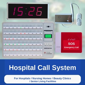 Système d'interphone de communication pour infirmières d'hôpital, système d'appel à deux fils pour les salles, unités de chevet, affichage dans les couloirs, alarme de salle de bain, trois niveaux - Product Image 2