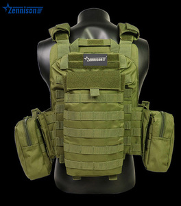 Klaar Om Groen Tactisch Vest Oxford Uitrustingplaatdrager Lichtgewicht Veiligheidsproduct Te Verzenden - Product Image 2