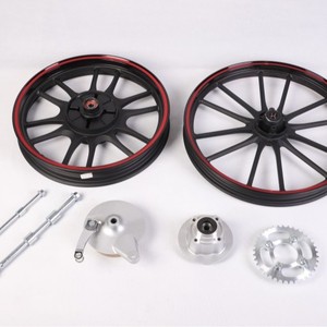 Adecuado para llantas de aleación de aluminio estilo Prince con frenos de disco delanteros y de tambor traseros. - Product Image 4