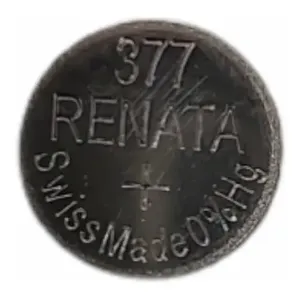 Pile Renata 377, pile de montre fabriquée en Suisse, électronique grand public - Product Image 1