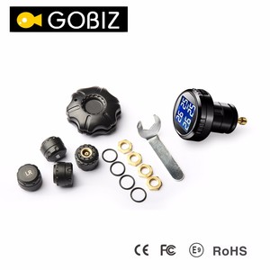 Gobiz phổ không dây <span class=keywords><strong>TPMS</strong></span> cho xe ô tô-cl201 áp suất lốp màn hình hệ thống với 4 Bên ngoài/nội bộ cảm biến thời gian thực hiển thị - Product Image 4