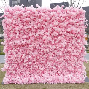XA maßgeschneiderte große künstliche Pflanze Seide rosa weiß Kirschblütenbaum für Hochzeitsdekoration