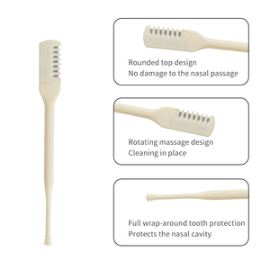 Peigne double face <span class=keywords><strong>pour</strong></span> l'épilation <span class=keywords><strong>du</strong></span> visage Portable Rotation à 360 degrés Rasage 2 in1 Couteau à poils de <span class=keywords><strong>nez</strong></span> <span class=keywords><strong>pour</strong></span> tondeuse à poils de <span class=keywords><strong>nez</strong></span> - Product Image 3