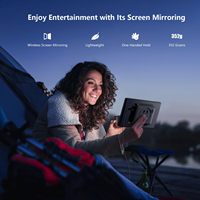 Écran de voiture portable magnétique de 8 pouces, navigation GPS, CarPlay sans fil, Android Auto, prise en charge de la carte USB SD, compatible avec tous les véhicules