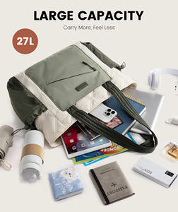 Borsa Tote LOVEVOOK 2025 da 15.6 Pollici per Laptop, Pieghevole, di Qualità, Organizzata per il Lavoro, Borsa a Tracolla da Viaggio, Borsa di Tendenza per Donne - Product Image 3