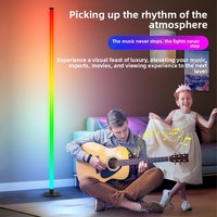 Lampe d'ambiance sur pied de style nordique, minimaliste et colorée, idéale pour le salon, la chambre, la salle de jeux et le streaming en direct