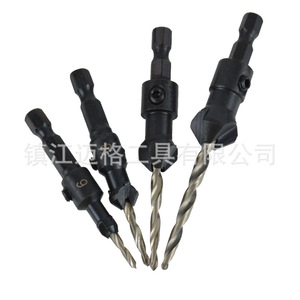 4-Piece Woodworking Tapered Drill Bits 6 10 13mm Hex Shank Countersink Drills For Hole Opening And Countersinking - Product Image 2