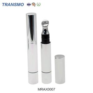 Tube de crème pour les yeux blanc de 5 ml, tube en plastique rond pour flacon de crème pour les yeux, emballage de tube en plastique - Product Image 1