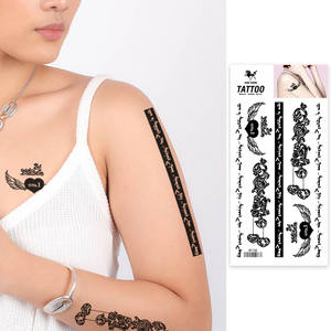 Adesivo personalizzato per il corpo <span class=keywords><strong>Tatoo</strong></span> Sexy impermeabile amore cuore tatuaggi temporanei arti - Product Image 5